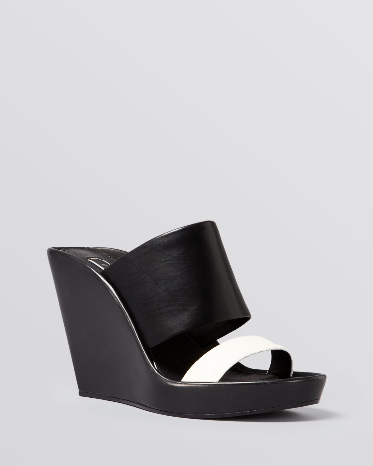 Lyst Rachel Zoe Open Toe Slide Mule Platform Wedge Sandals River in