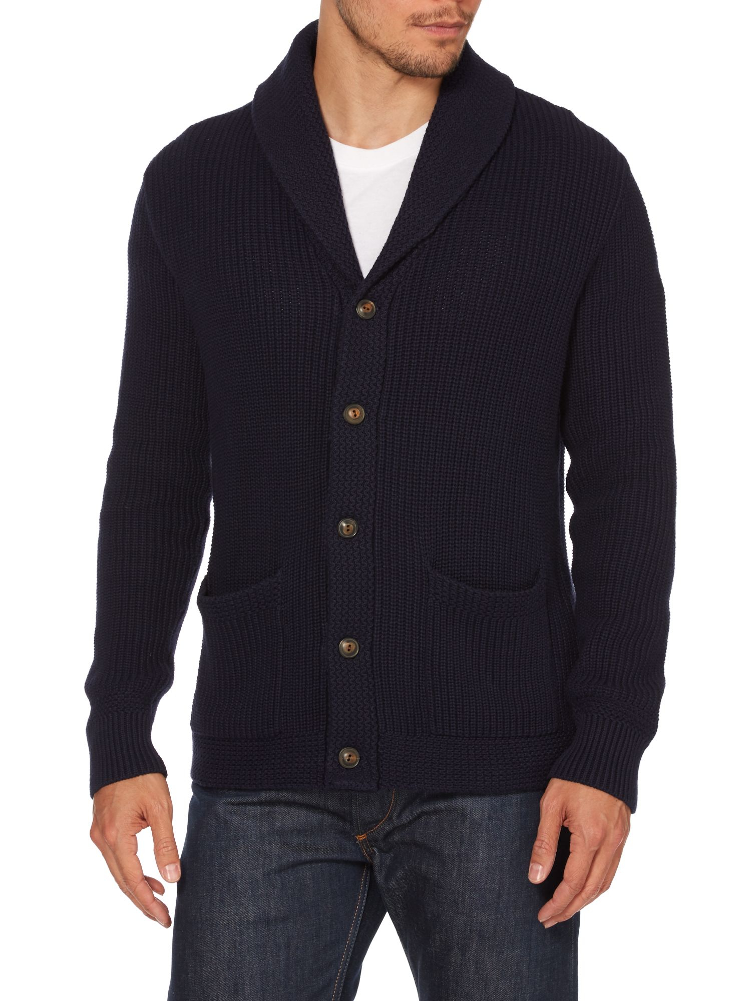  Polo  ralph lauren Shawl Collar Cardigan  in Blue for Men Lyst