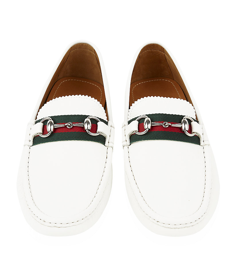 Gucci Classic Driving Shoes in White for Men Lyst