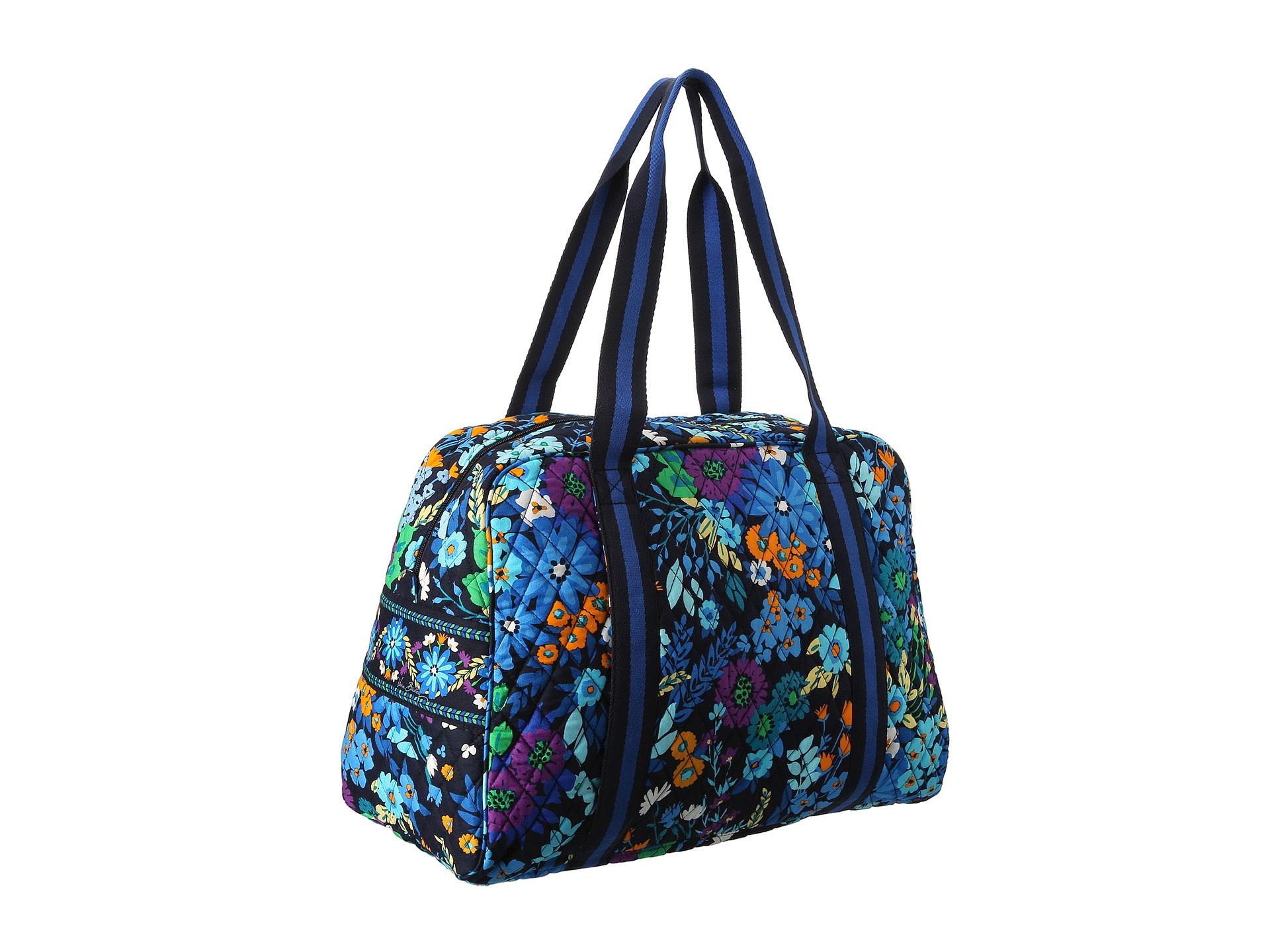 vera bradley blue duffel bag