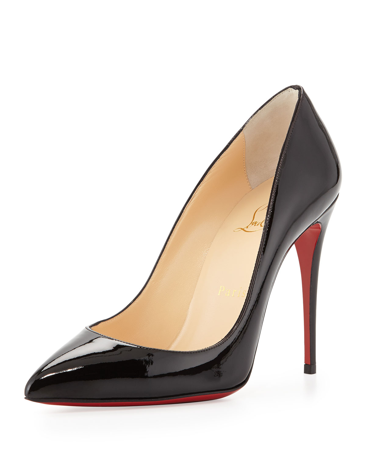 Lyst - Christian Louboutin Pigalle Follies Patent Leather Pumps in Black