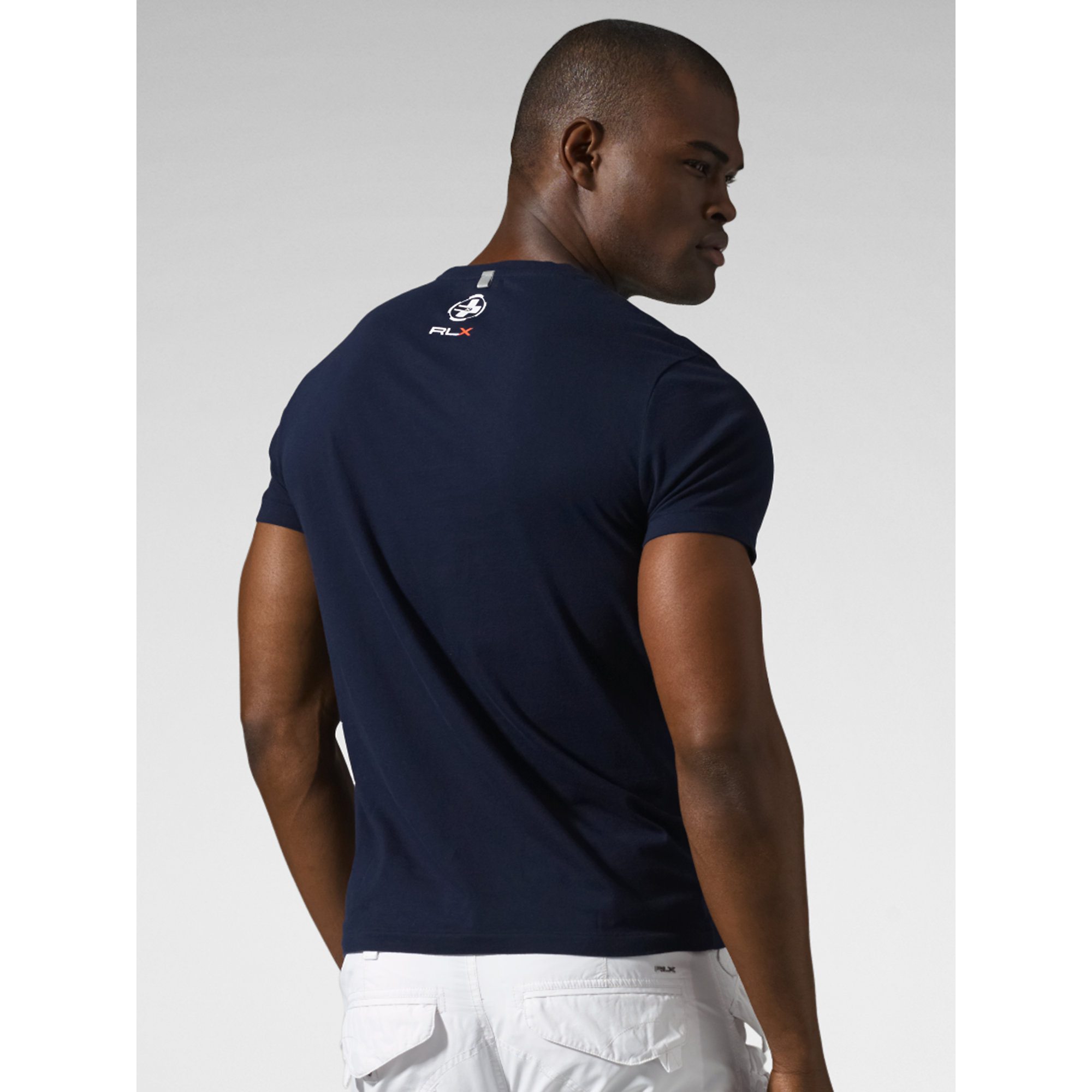 Lyst - Ralph Lauren Rlx Logo Cotton Jersey T-Shirt in Blue for Men