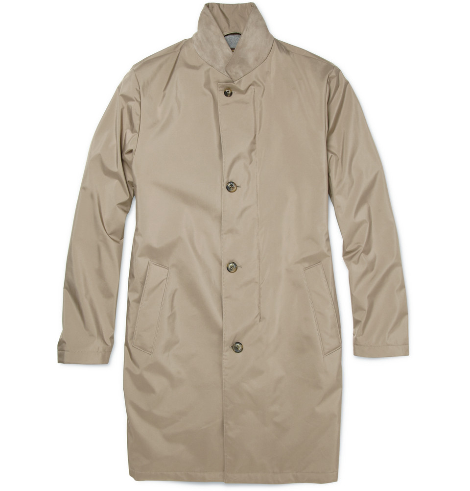 Lyst - Loro Piana Storm System® Cashmere-Lined Rain Coat in Natural for Men