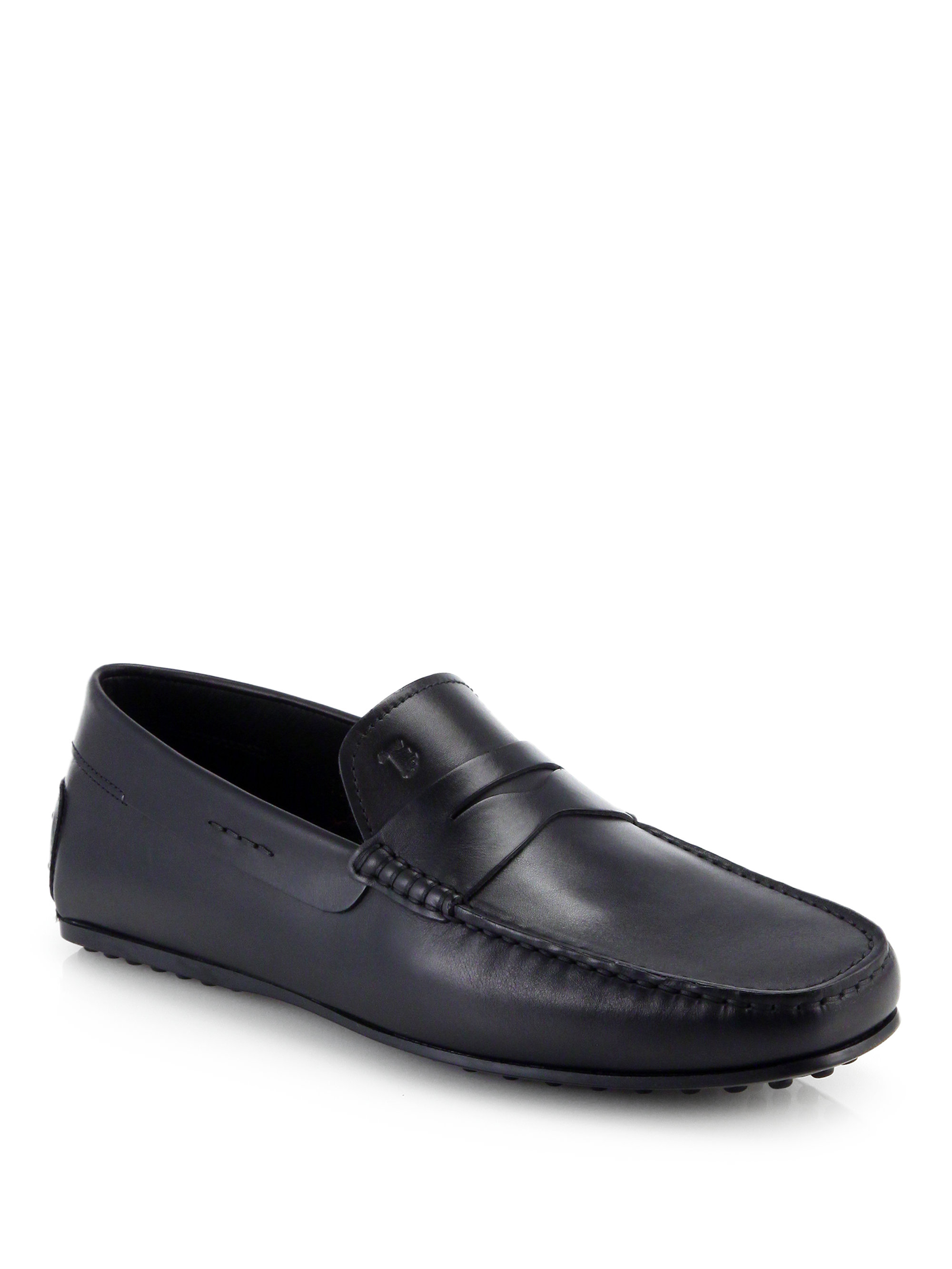 Lyst - Tod's City Gommino Loafers in Black for Men
