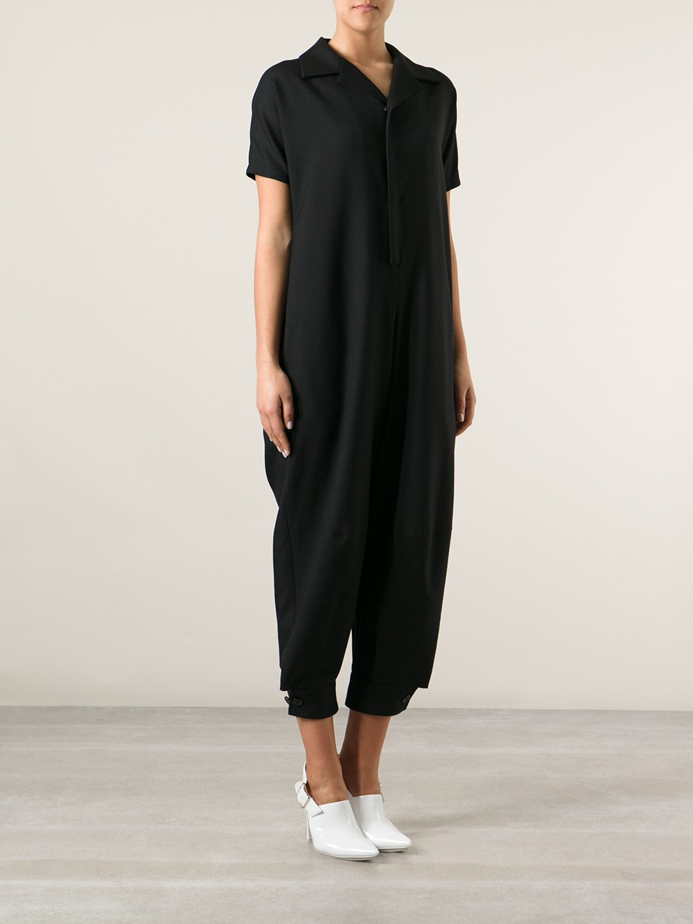Lyst Yohji Yamamoto Loose Jumpsuit in Black