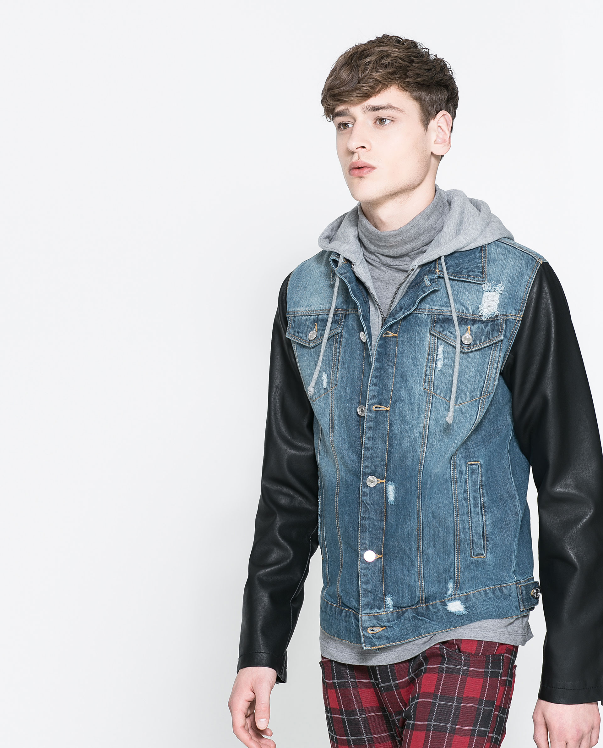 denim jacket with shirts