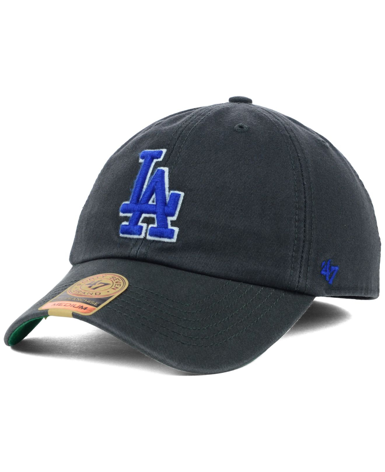 47 brand Los Angeles Dodgers Mlb Hot Corner Franchise Cap in Gray for