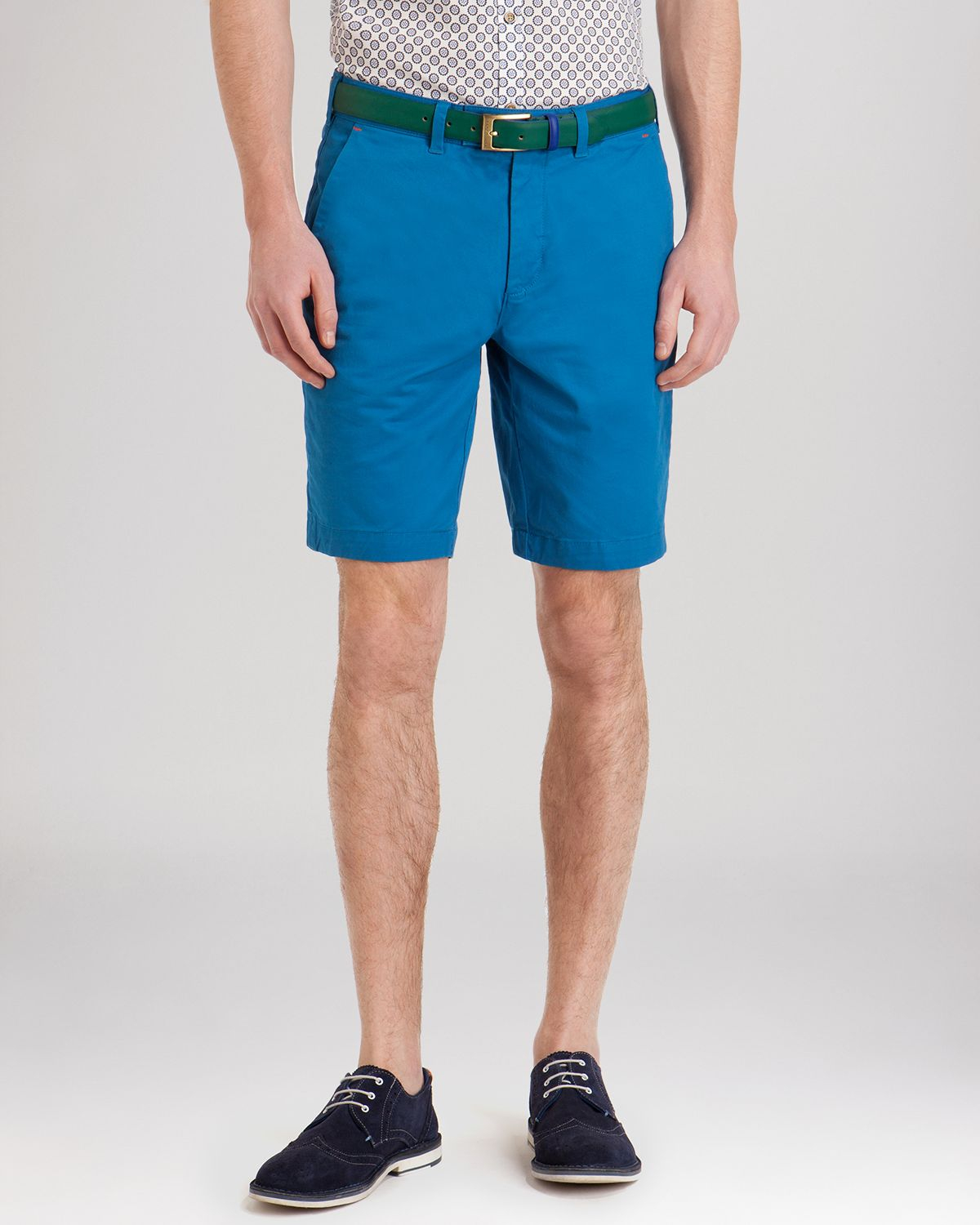 Lyst - Ted Baker Shoaks Chino Shorts in Blue for Men