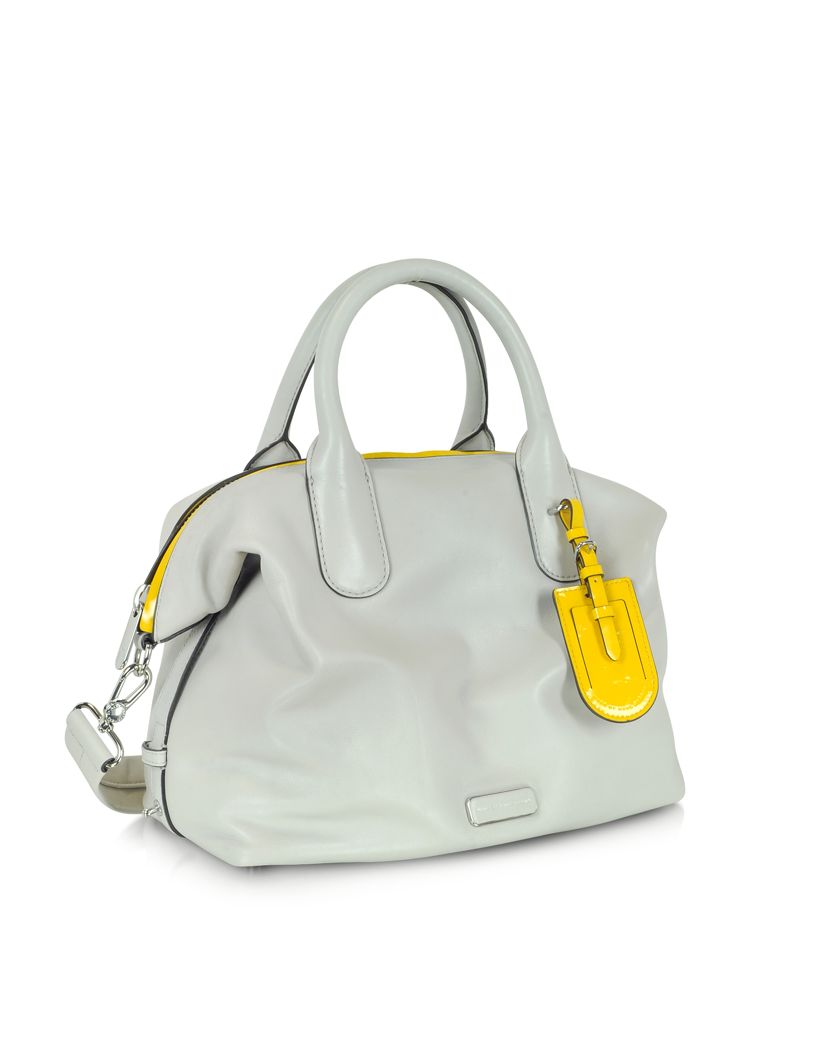 Lyst - Marc By Marc Jacobs Legend Large Bone Leather Handbag in White