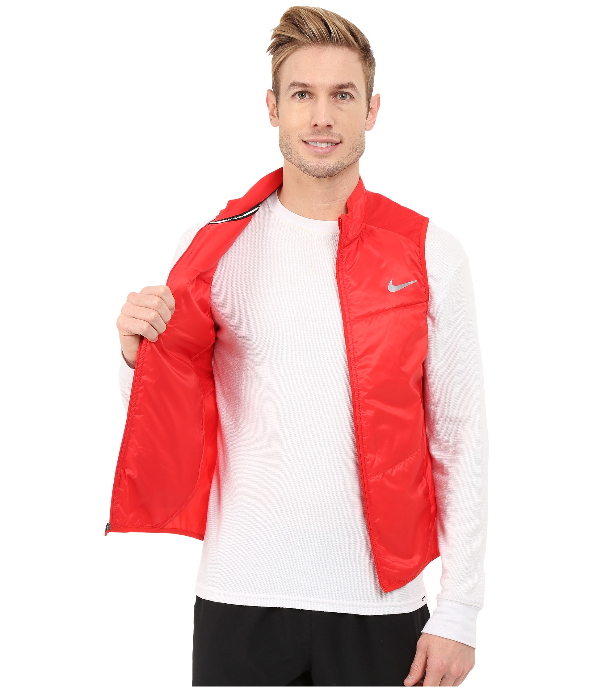 Lyst - Nike Polyfill Vest in Red for Men