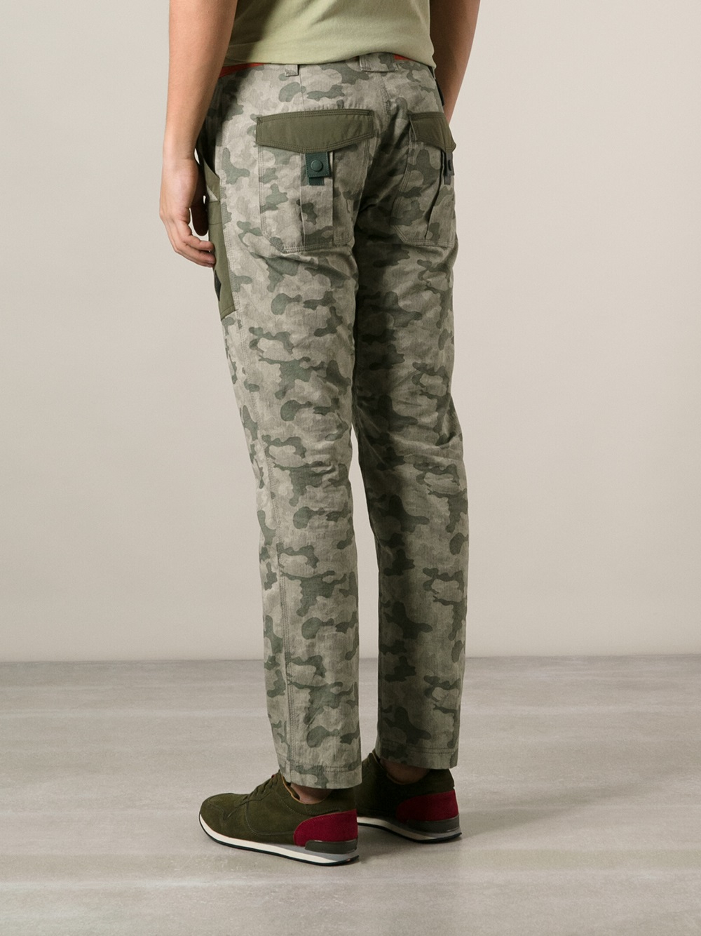 camouflage cargo trousers