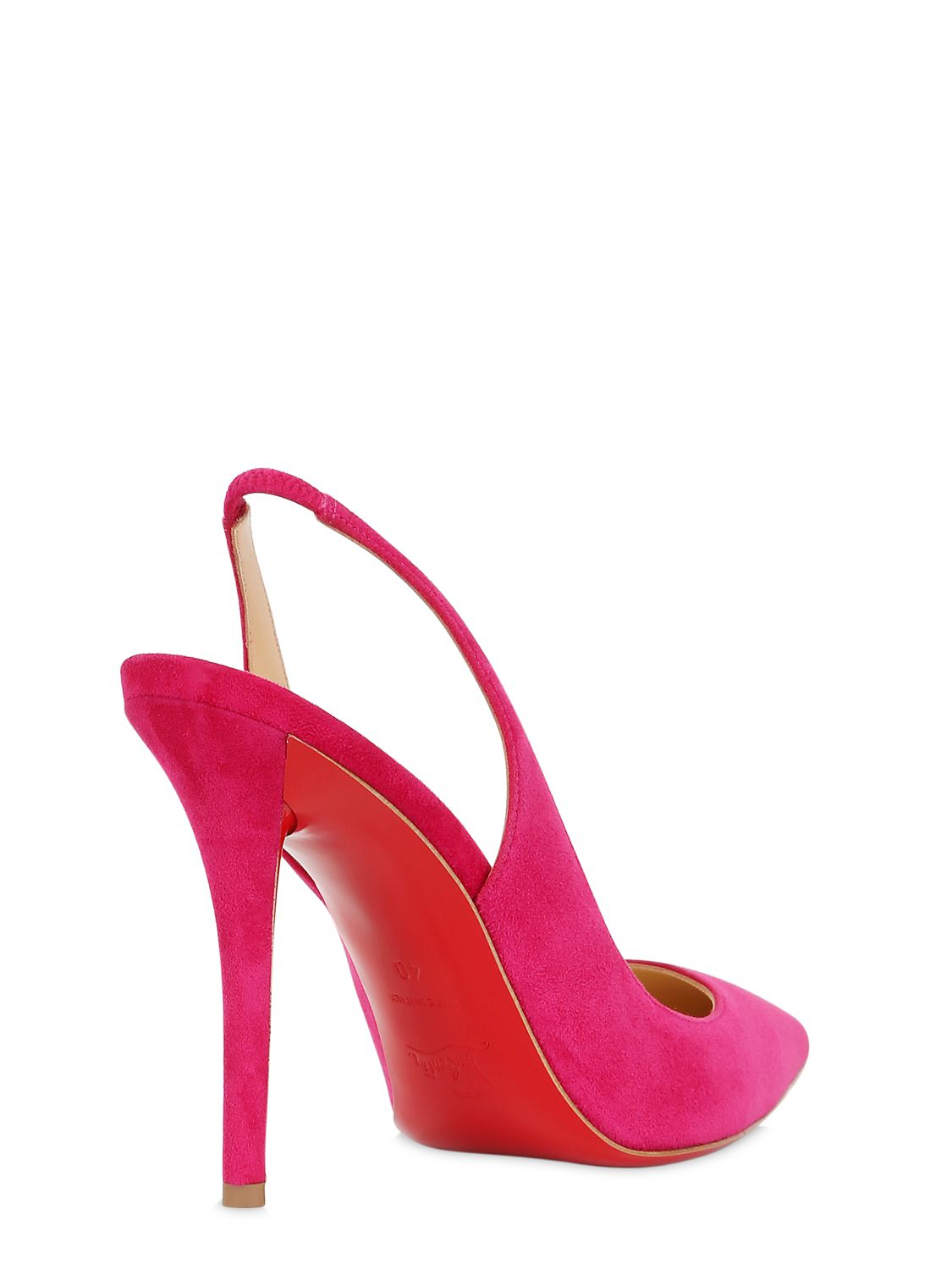 Christian louboutin apostrophy on sale slingback