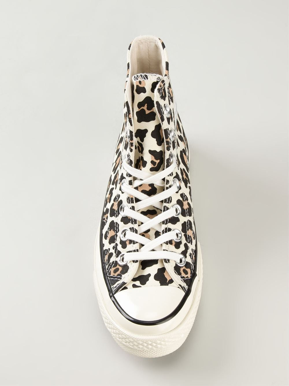 leopard print slip on converse