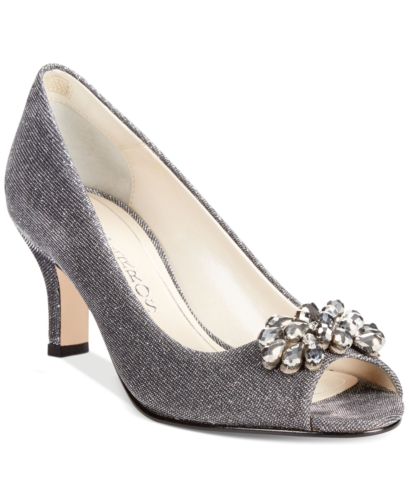 Caparros Marissa Evening Pumps in Metallic Lyst