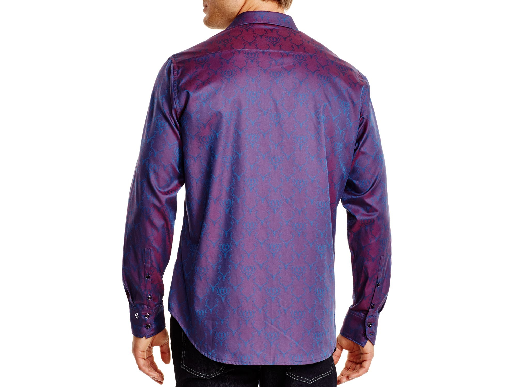 Lyst - Robert Graham Thistle Classic Fit Button Down Shirt in Purple
