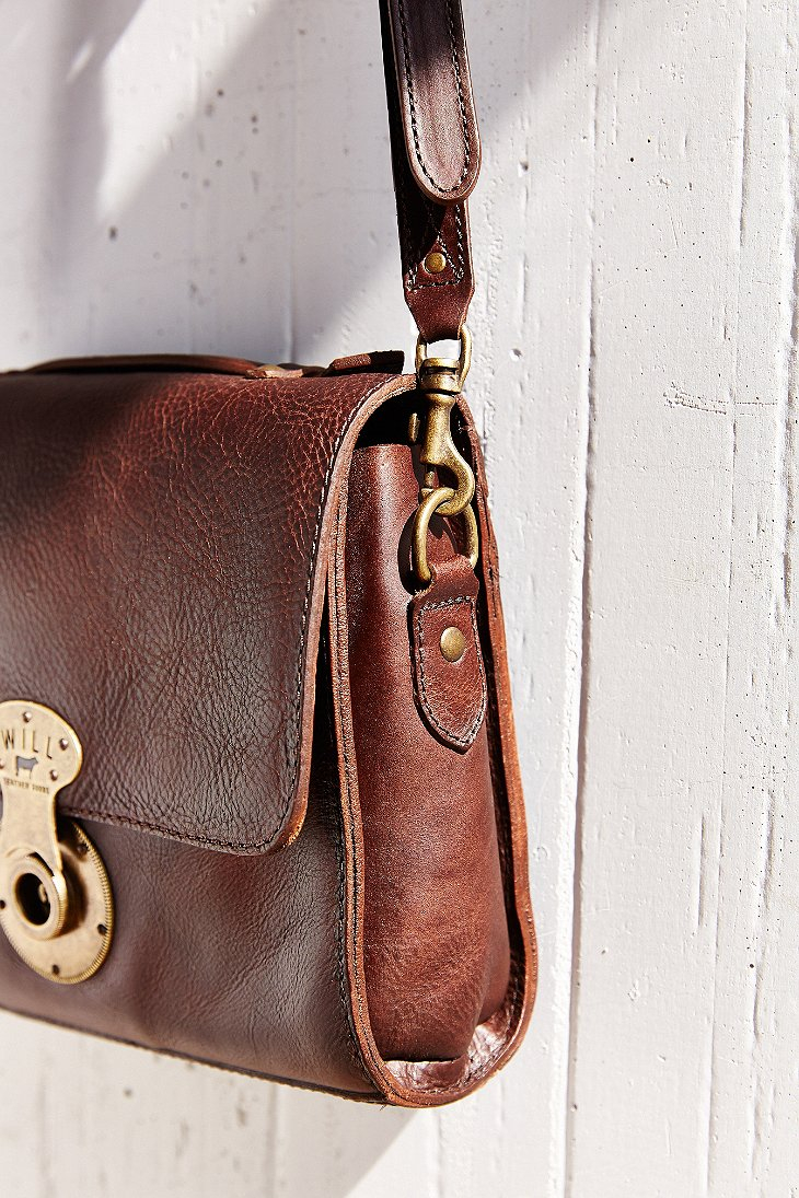 Lyst Will Leather Goods Quinn Shoulder Bag In Brown Gallery