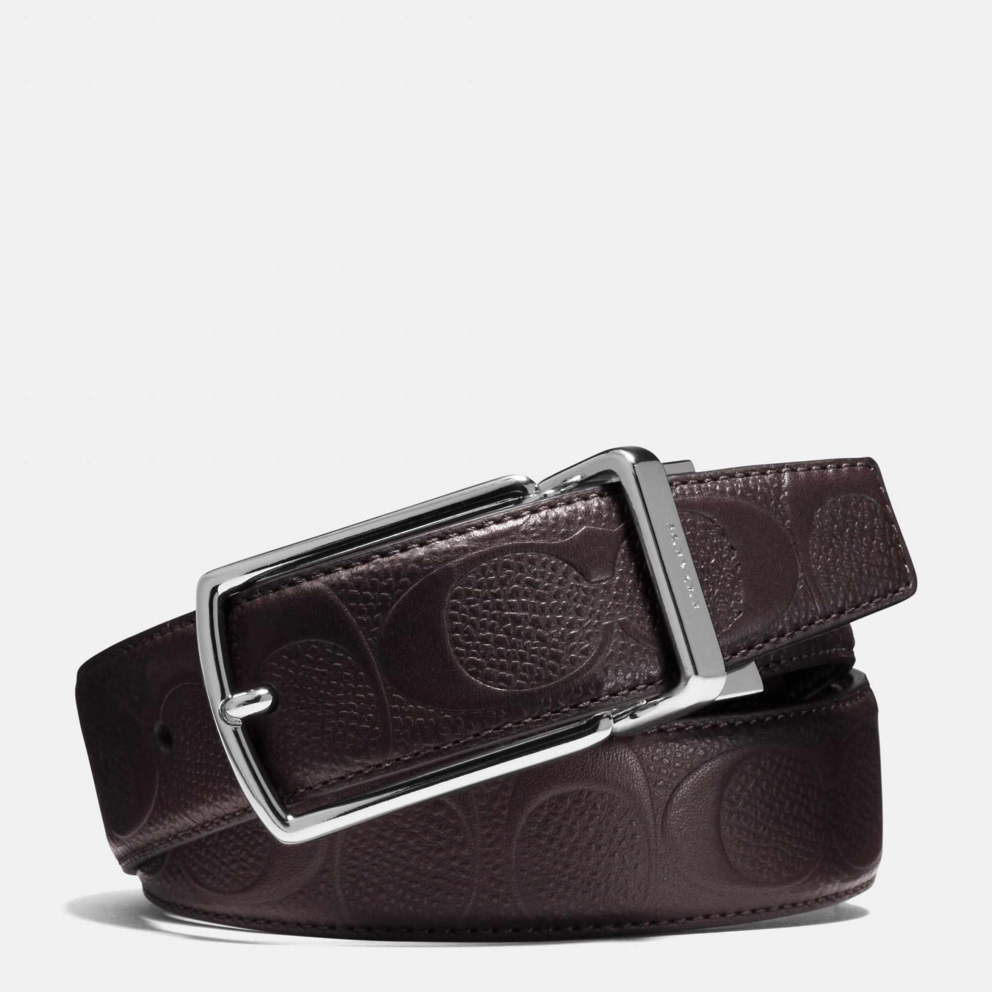 Coach | Brown Modern Harness Cut-to-size Reversible Signature ...