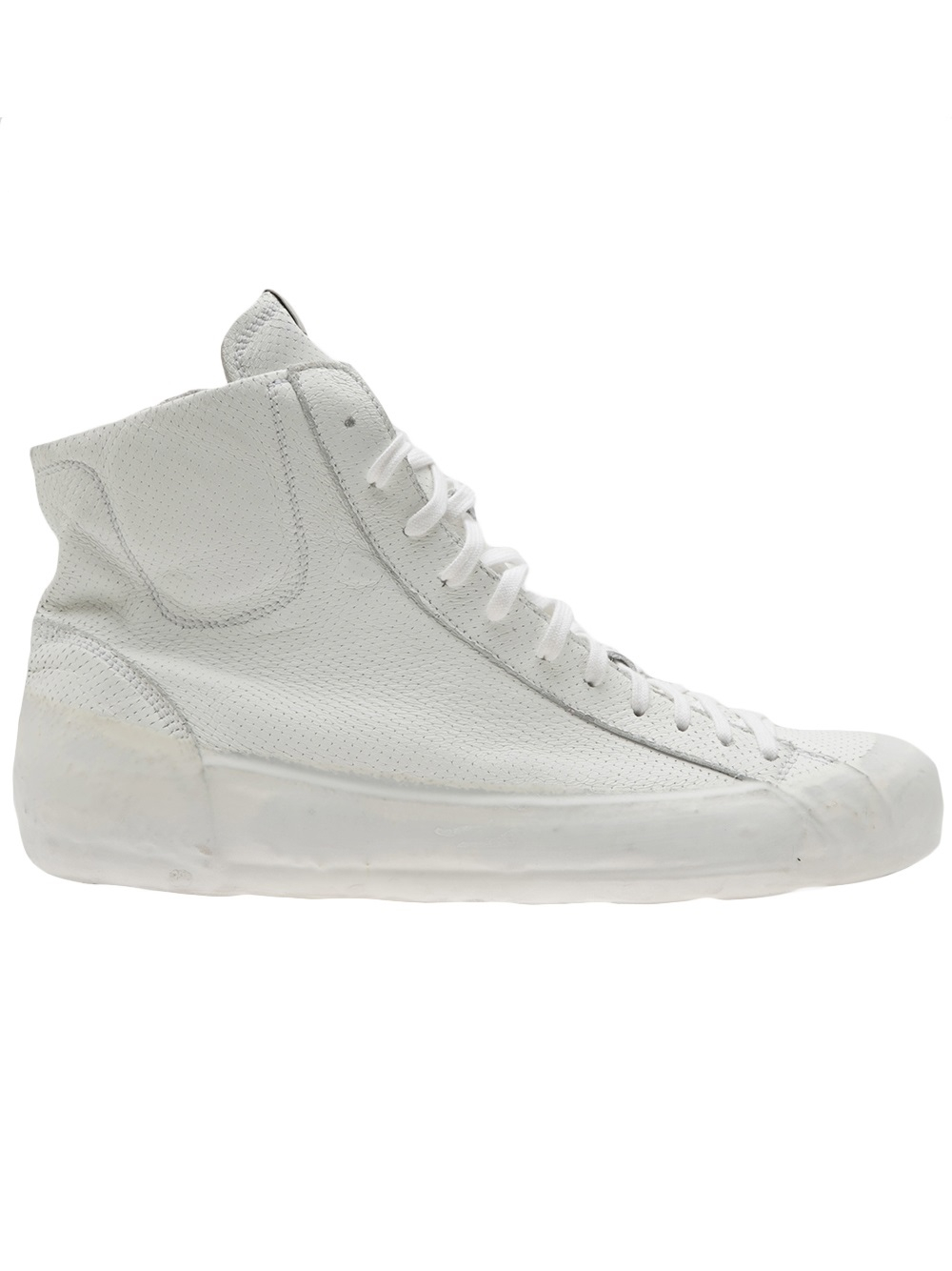 Oxs Rubber Soul Leather HighTop Sneakers in White for Men Lyst