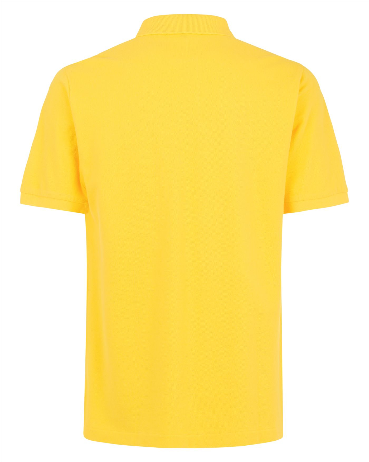 Lyst - Jaeger Plain Pique Polo Shirt in Yellow for Men
