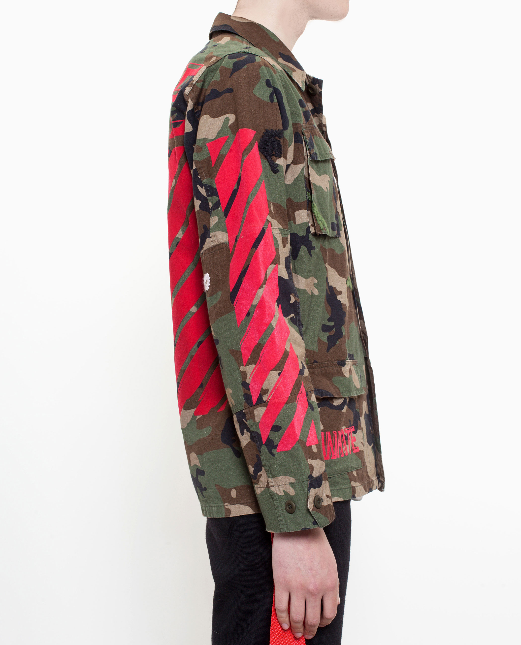 Offwhite c/o virgil abloh Camouflage Sport Jacket in Green for Men Lyst