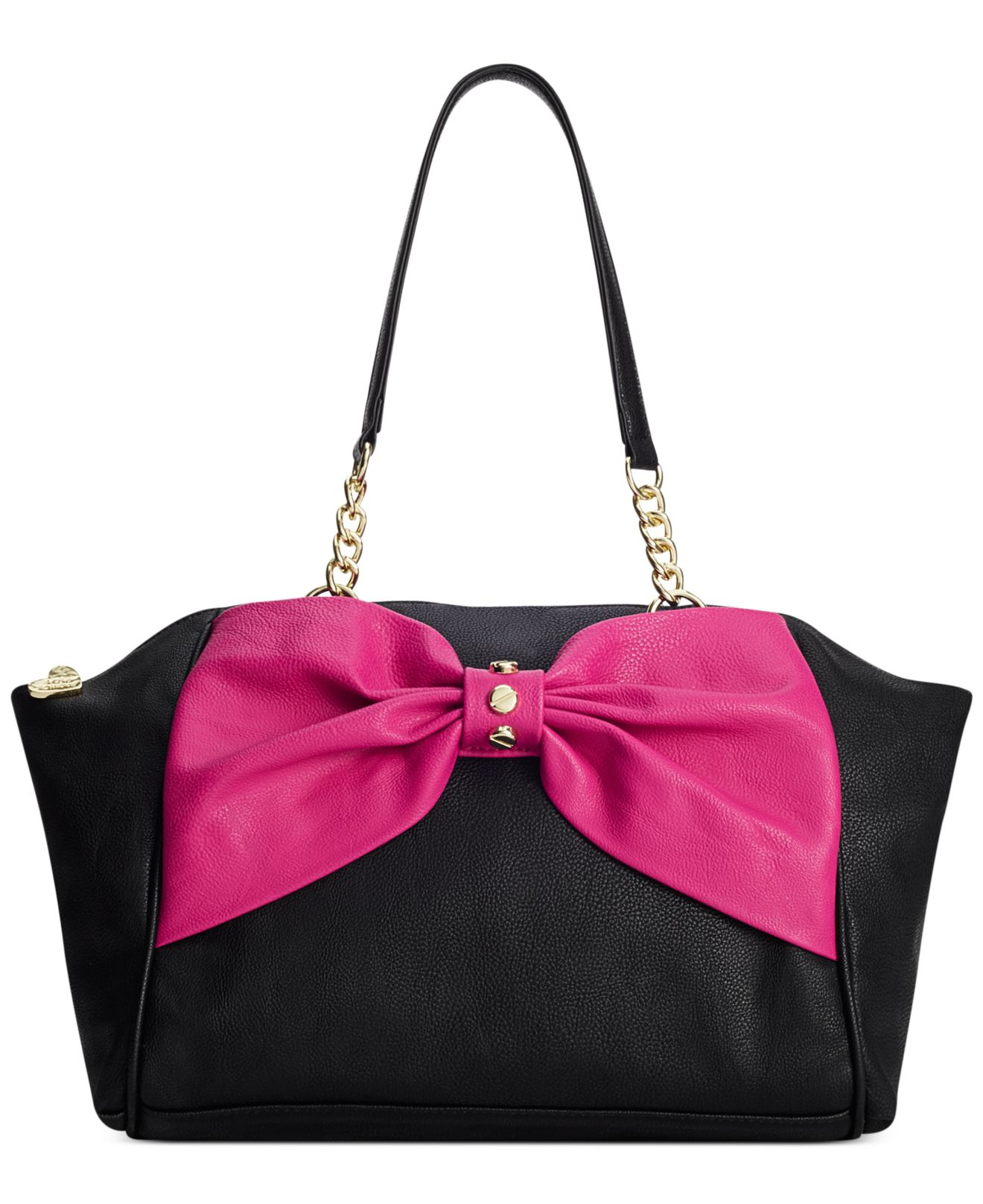 Lyst - Betsey Johnson Dome Satchel in Pink