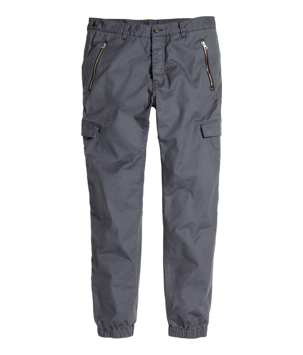 mens joggers gray