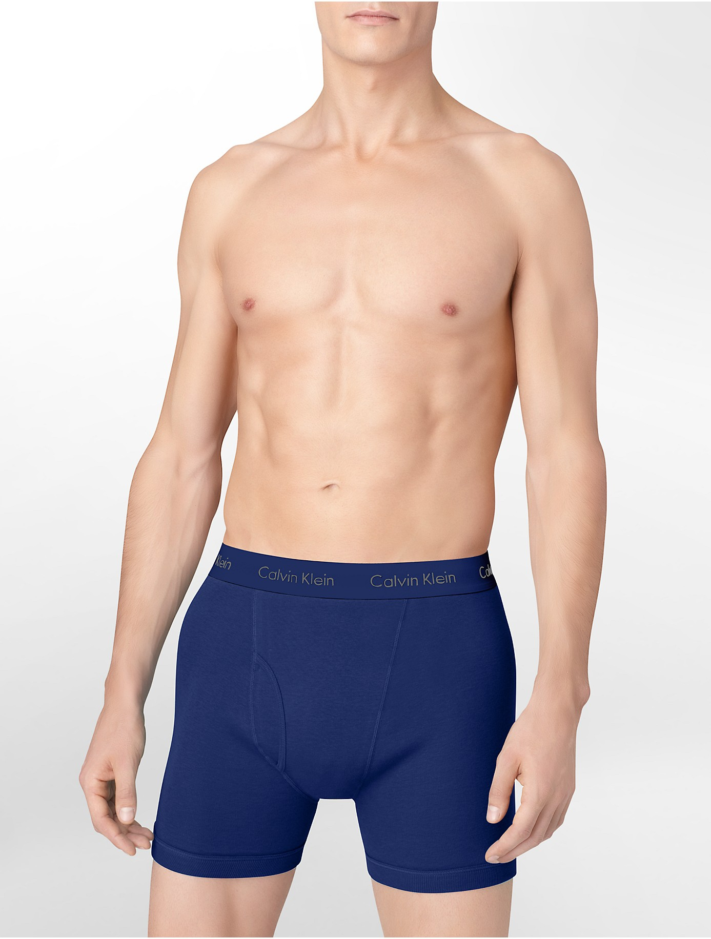 Lyst - Calvin klein Underwear Classics Big + Tall Boxer Brief in Purple ...