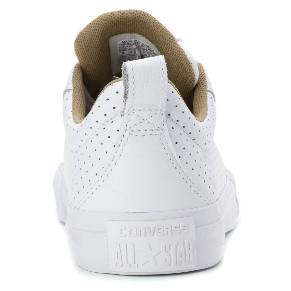 converse leather white mens