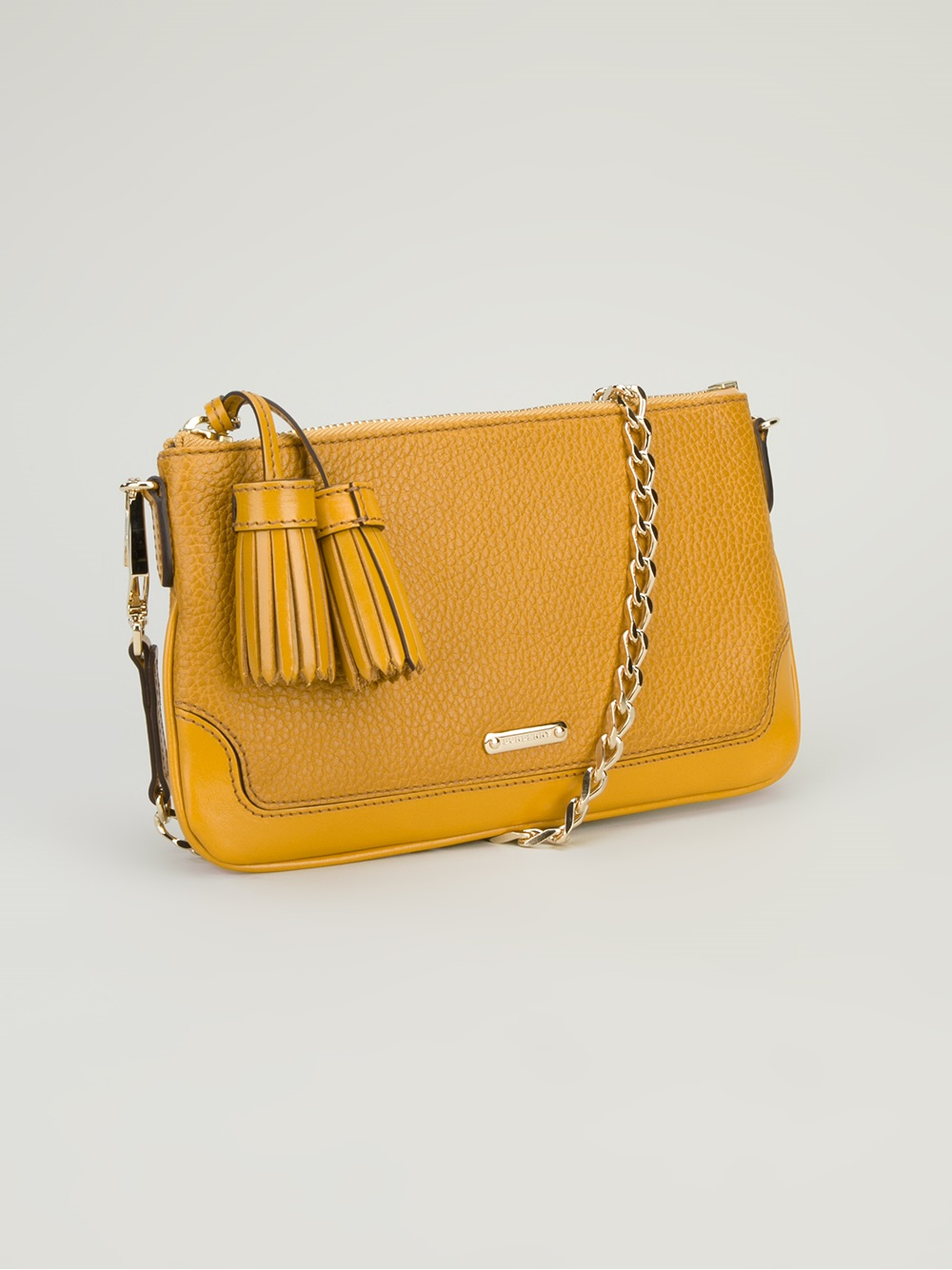 Burberry Chain Strap Shoulder Bag in Yellow Lyst