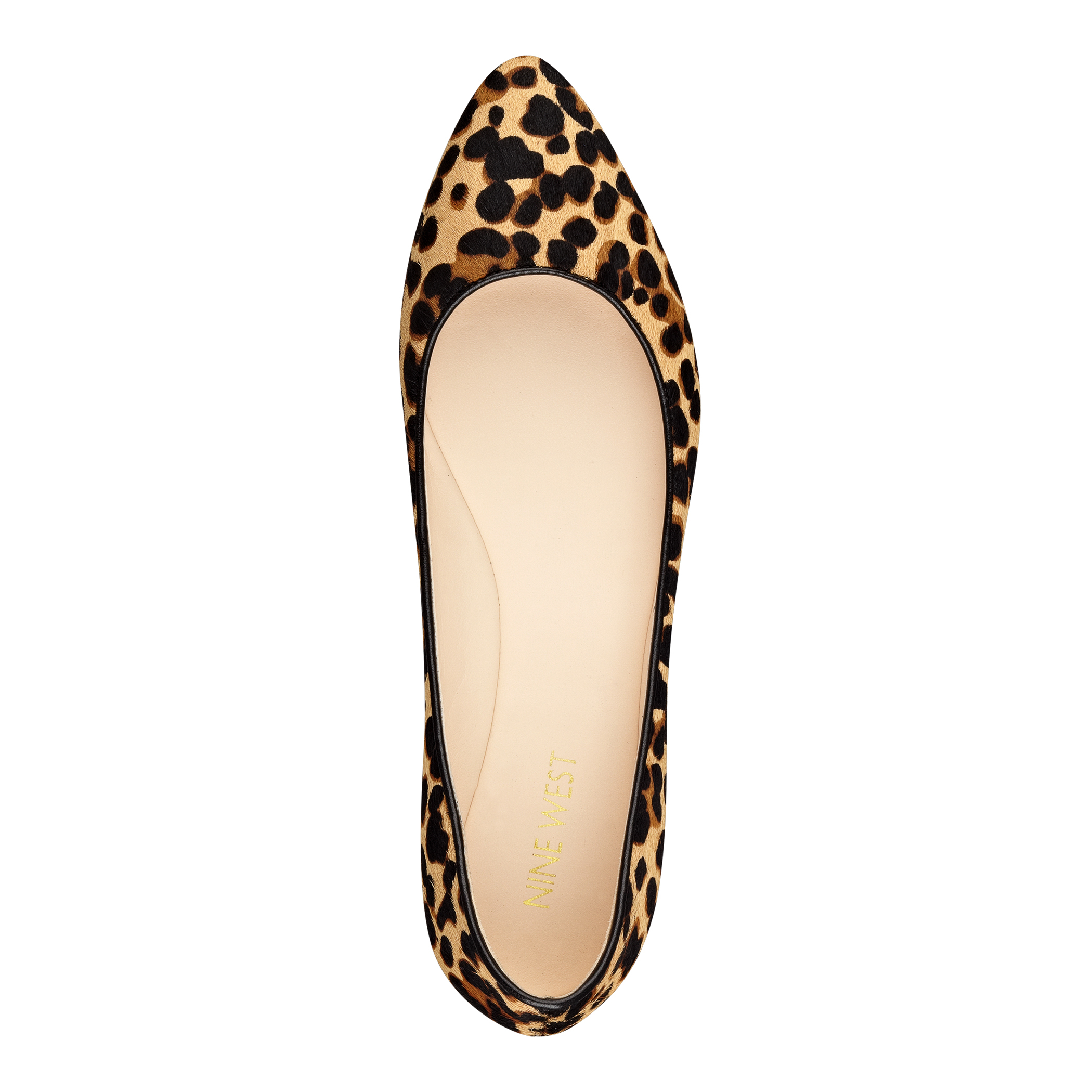 tan pointed toe flats