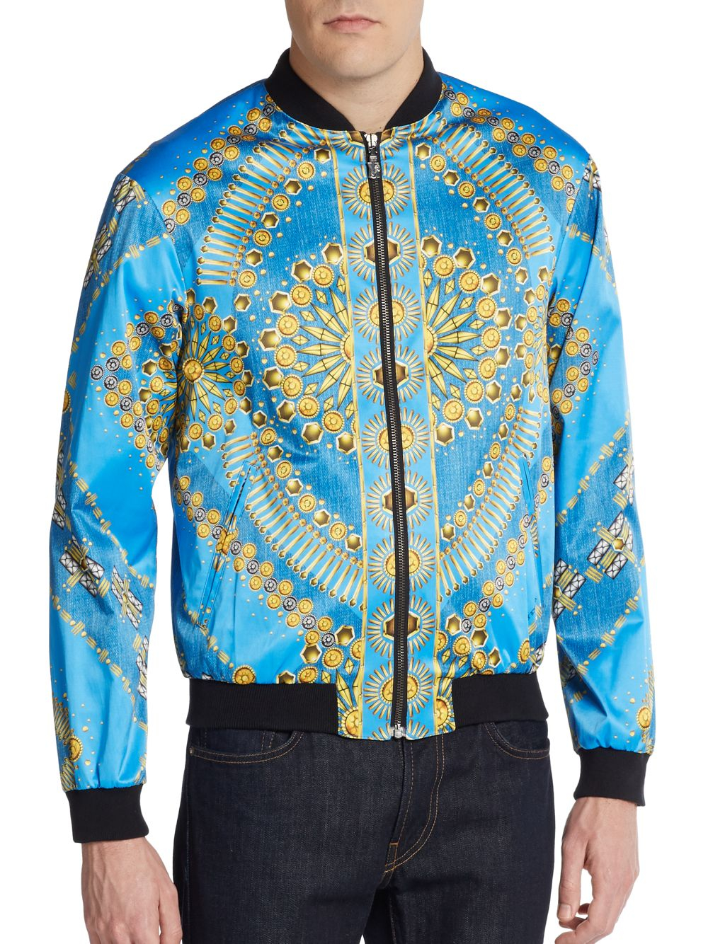 versace jeans bomber jacket