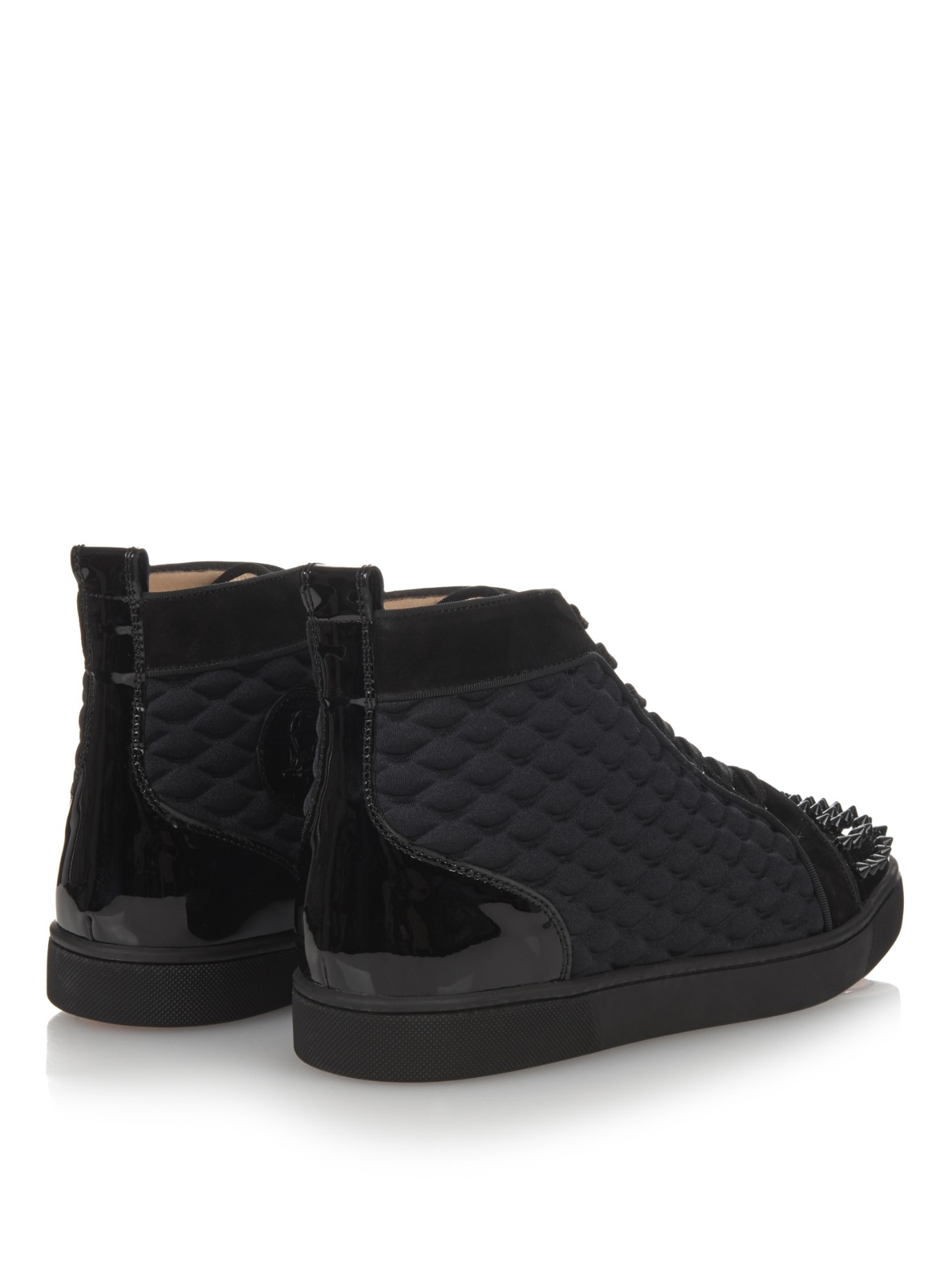 high top louboutin mens