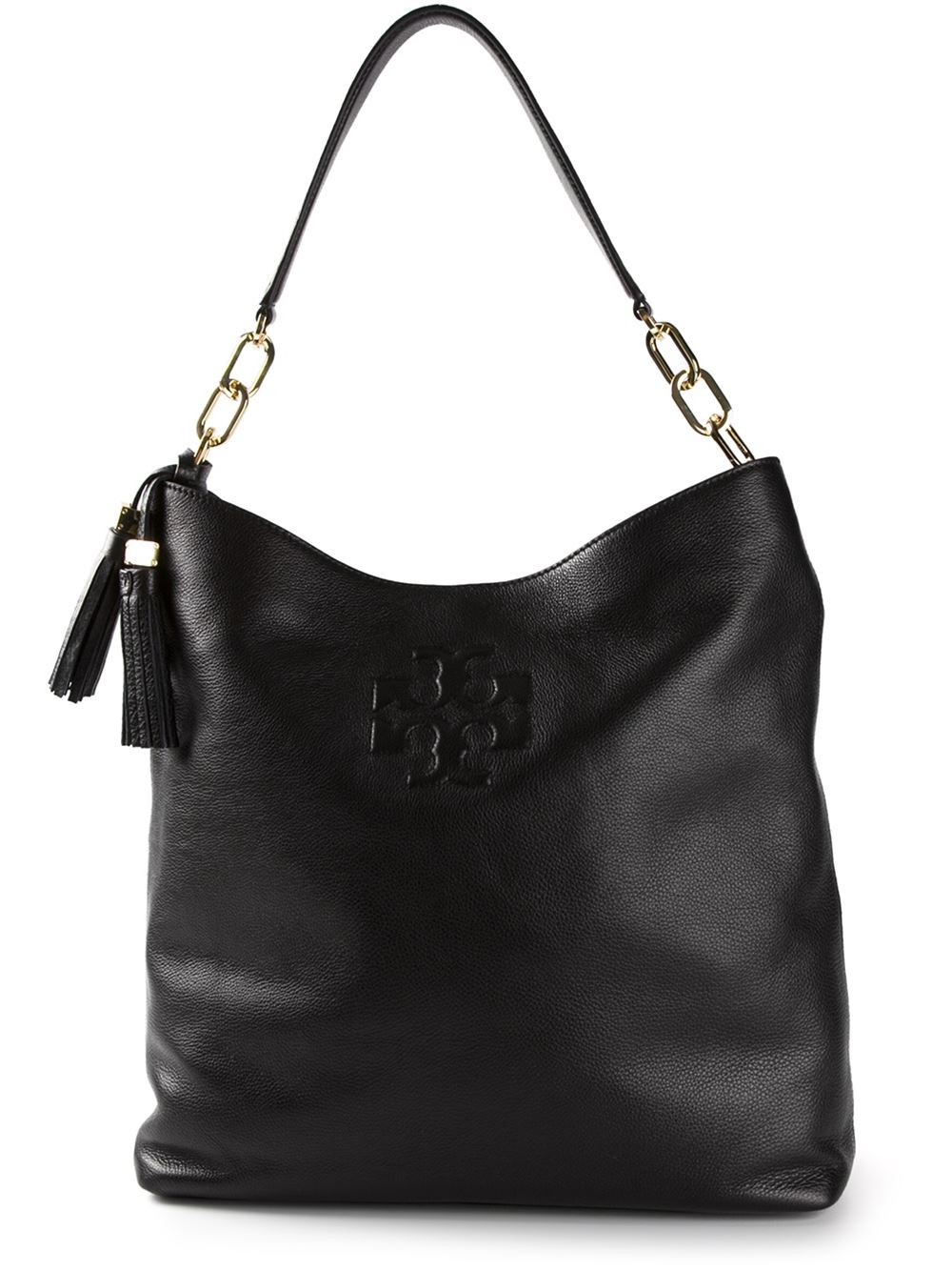 Lyst - Tory Burch 'Thea Hobo' Bag in Black