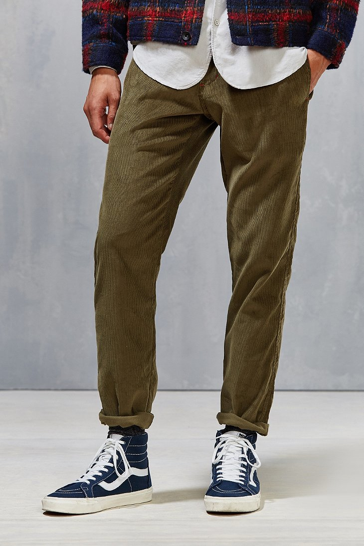 olive green flared pants