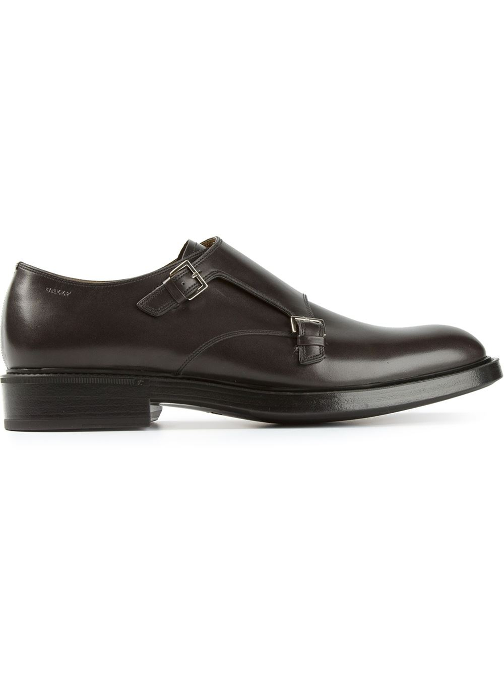 Bally Classic Monk Shoes in Black for Men - Lyst
