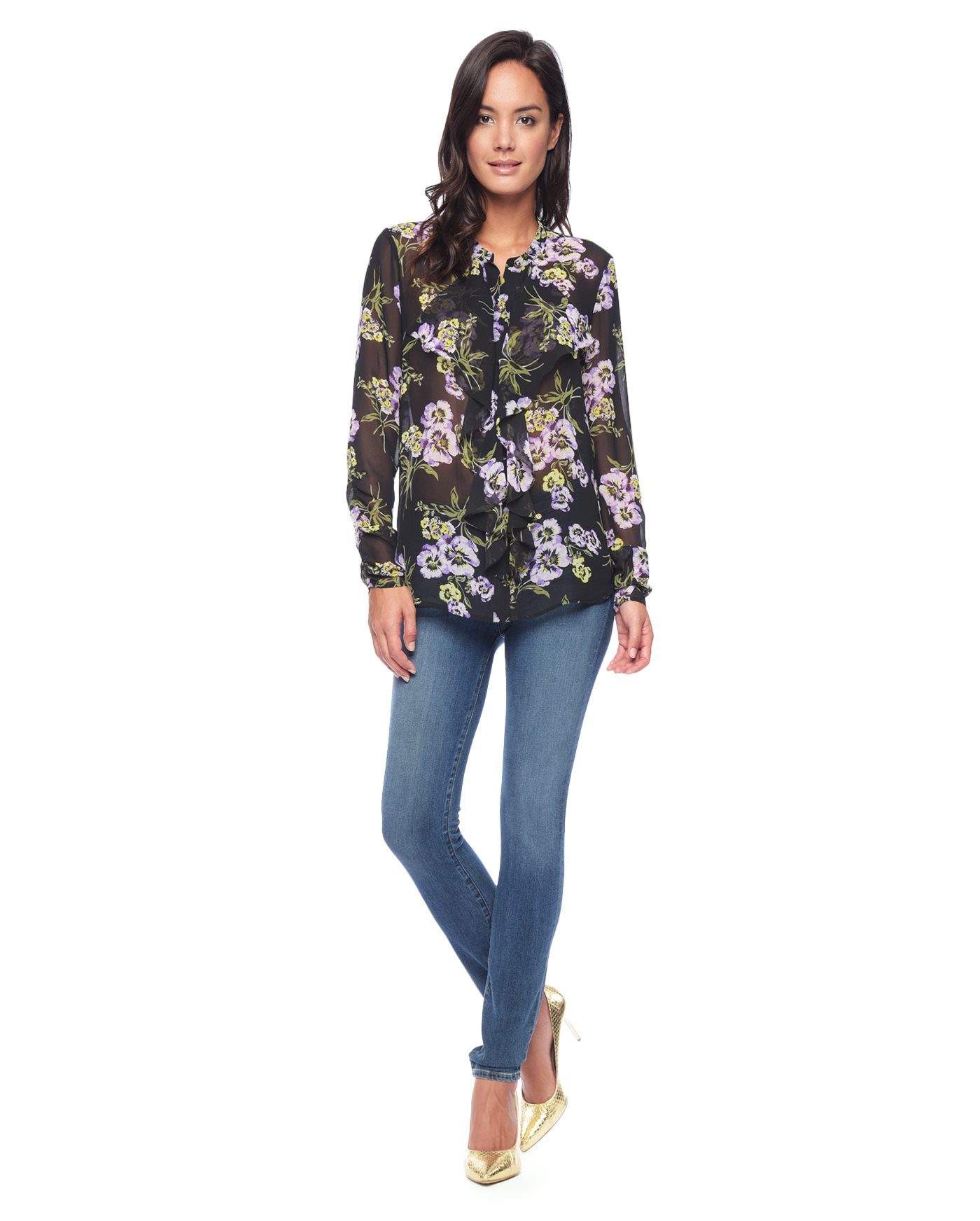 Juicy couture Romantic Pansy Blouse | Lyst
