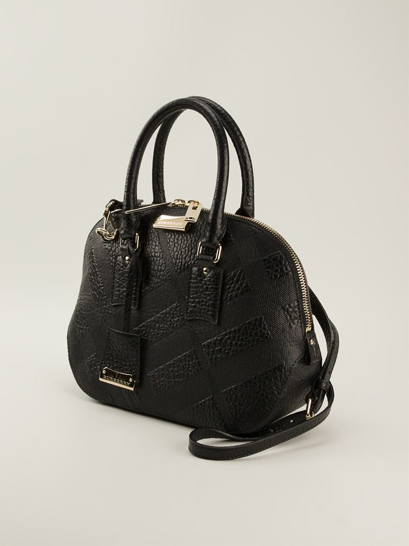 Lyst Burberry The Small Orchard Bowling Bag In Black Gallery Previously Sold At Farfetch Women S Bowling Bags Burberry Orchard