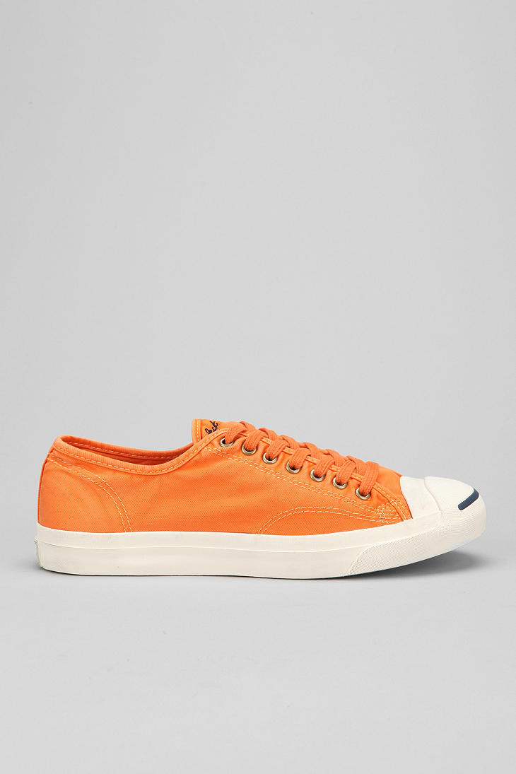 Lyst - Converse Jack Purcell Washed Sneaker in Orange for Men
