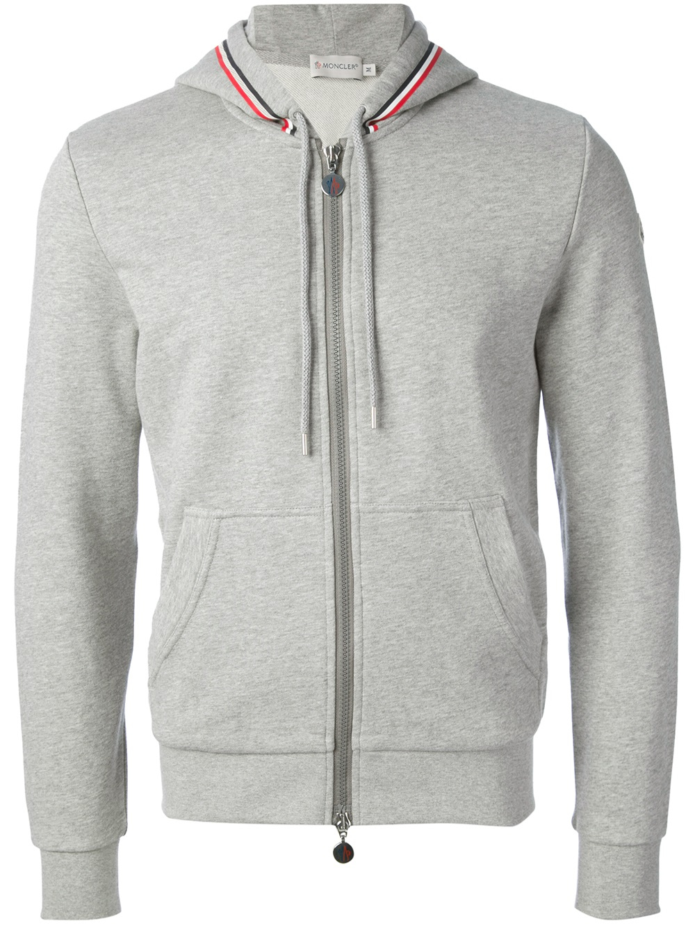 moncler black zip hoodie
