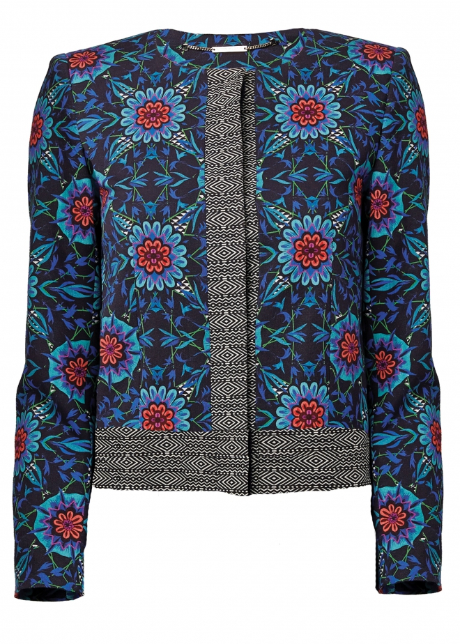 Matthew williamson Full-length Jacket in Blue | Lyst