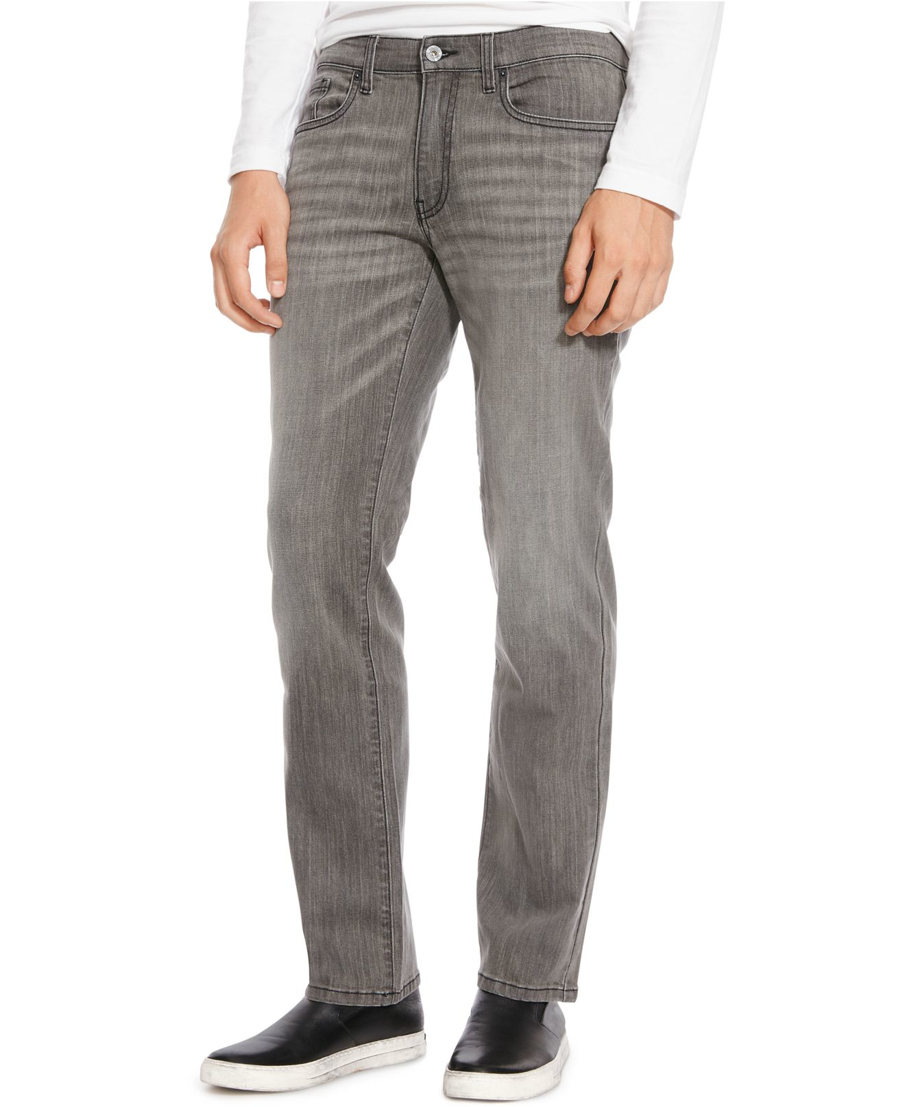 Lyst - Kenneth Cole Reaction Eric Gray Wash Jeans in Gray for Men