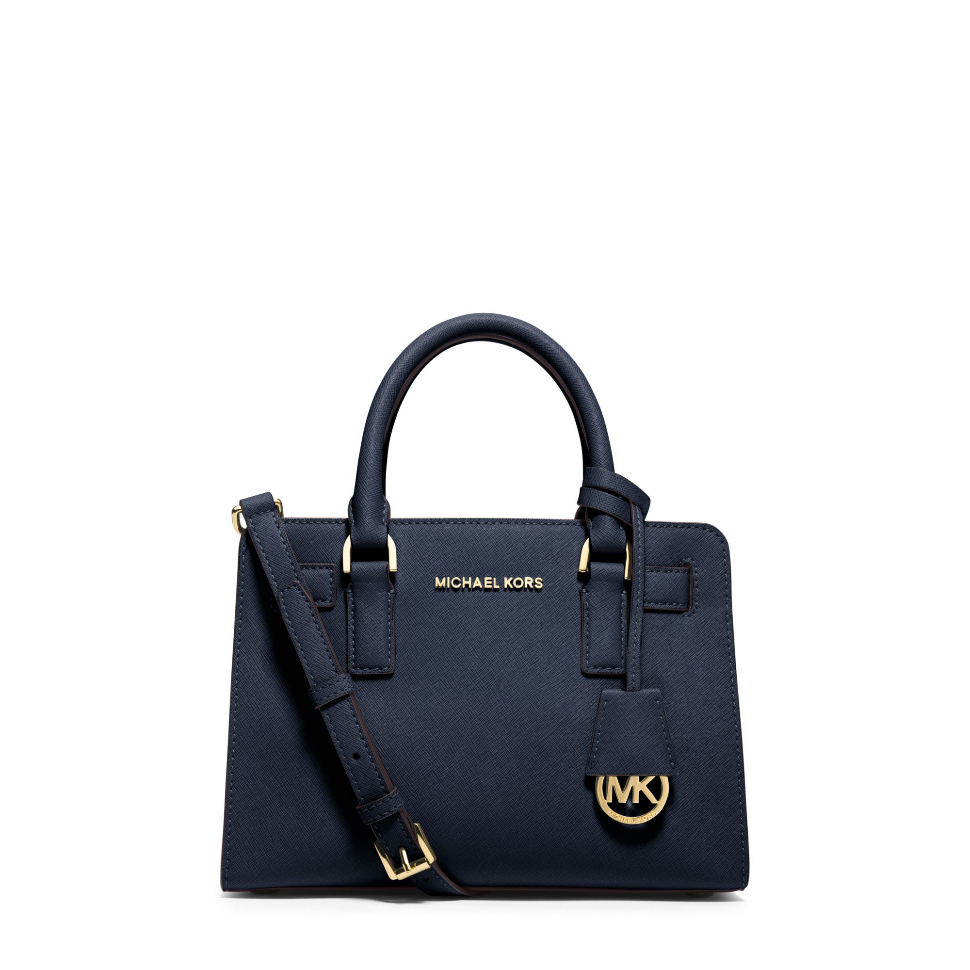 Melissa Blue Saffiano Leather Satchel Bag main image 0