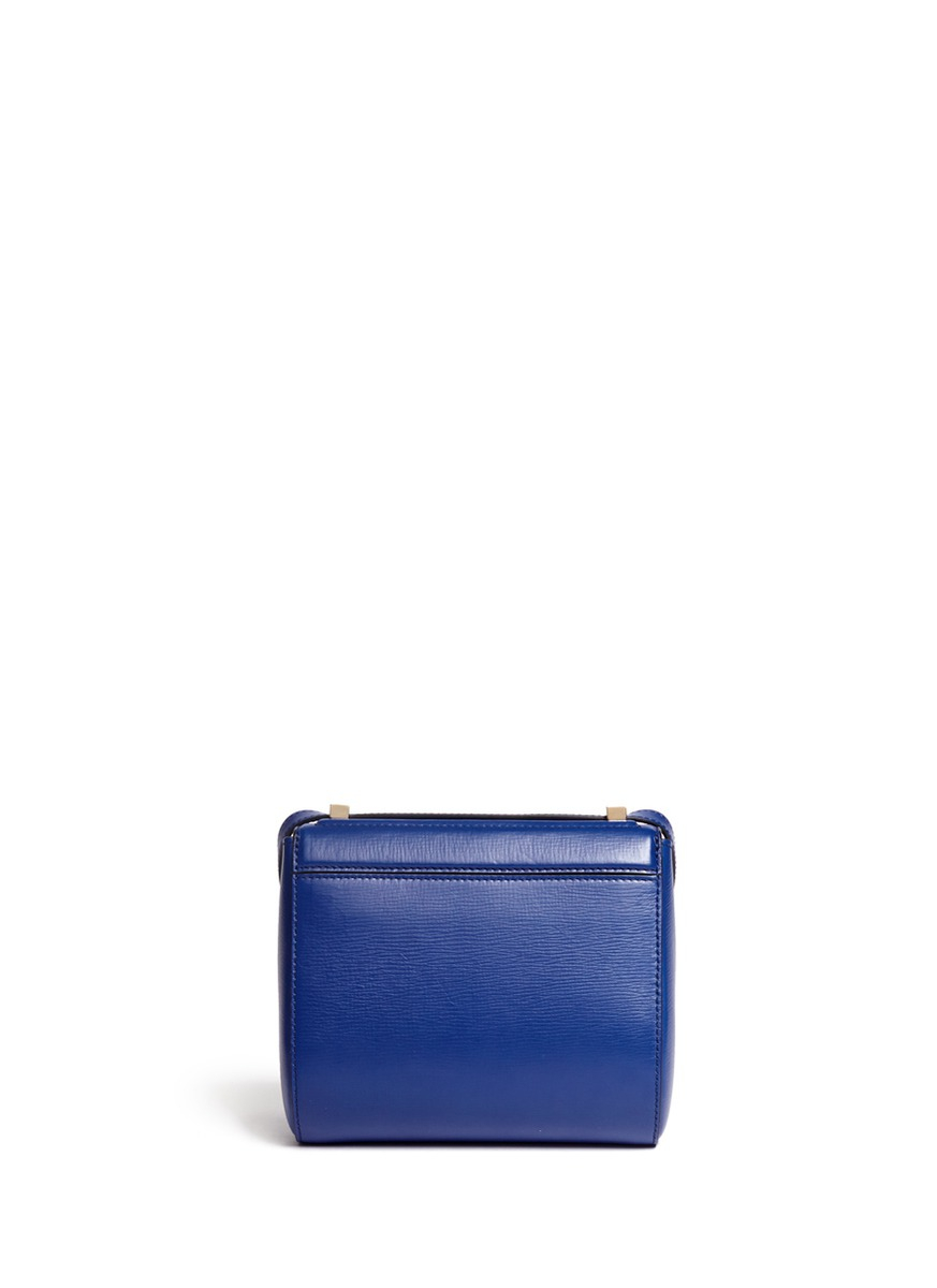 Lyst - Givenchy 'pandora Box' Mini Leather Bag in Blue