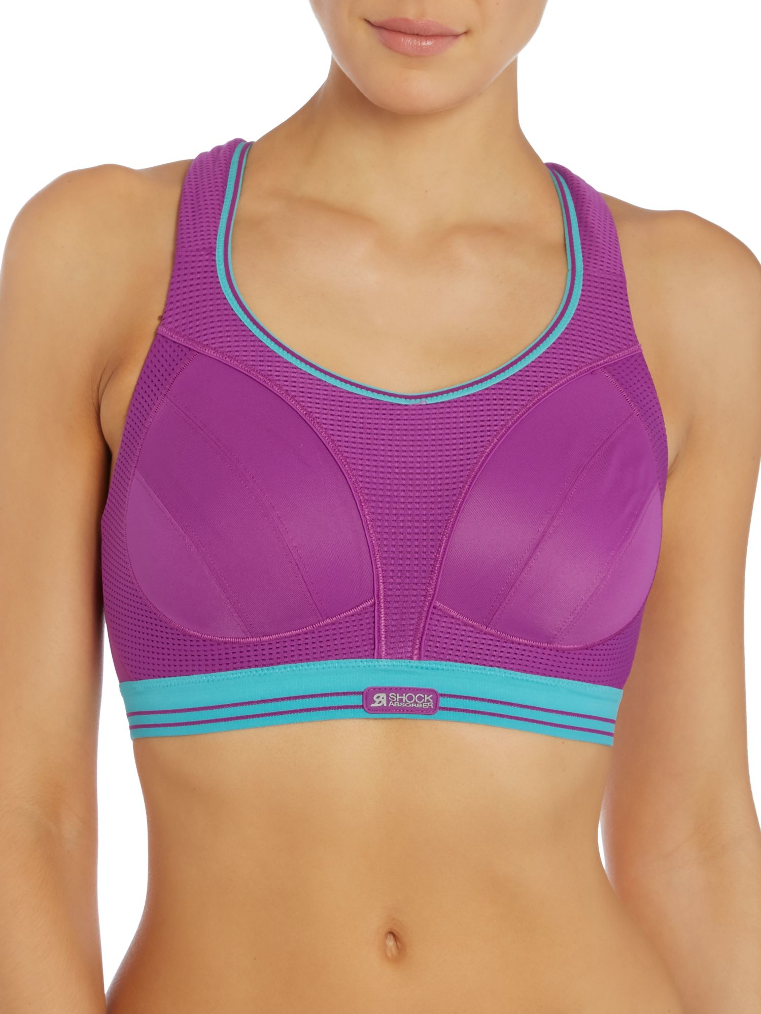 absorber ultimate shock bra women's run absorber  Shock Bra Purple Ultimate  in Lyst Run