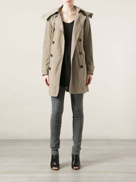 Burberry Brit Classic Trench Coat in Beige (nude & neutrals) | Lyst