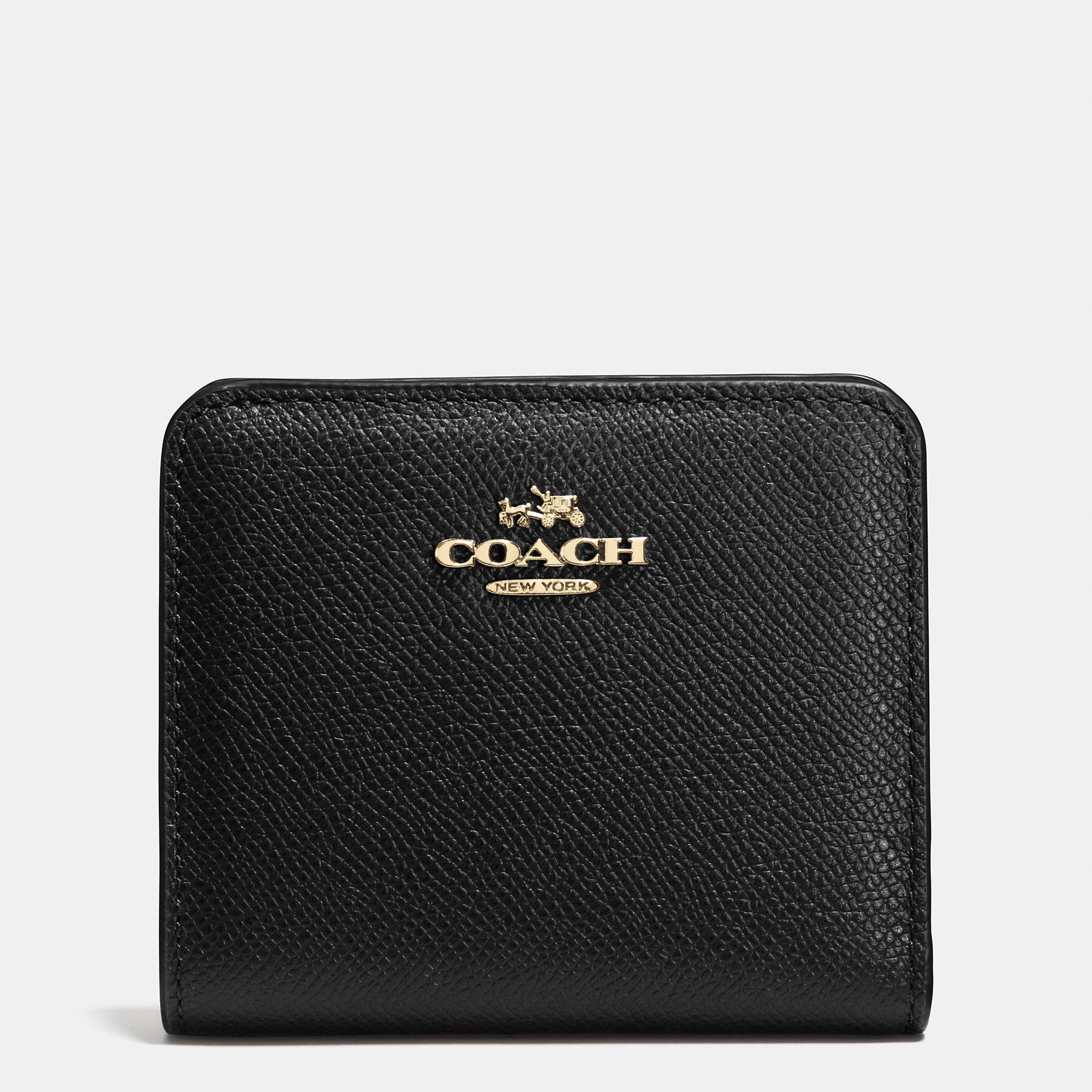 Coach Embossed Small Wallet In Leather in Metallic | Lyst