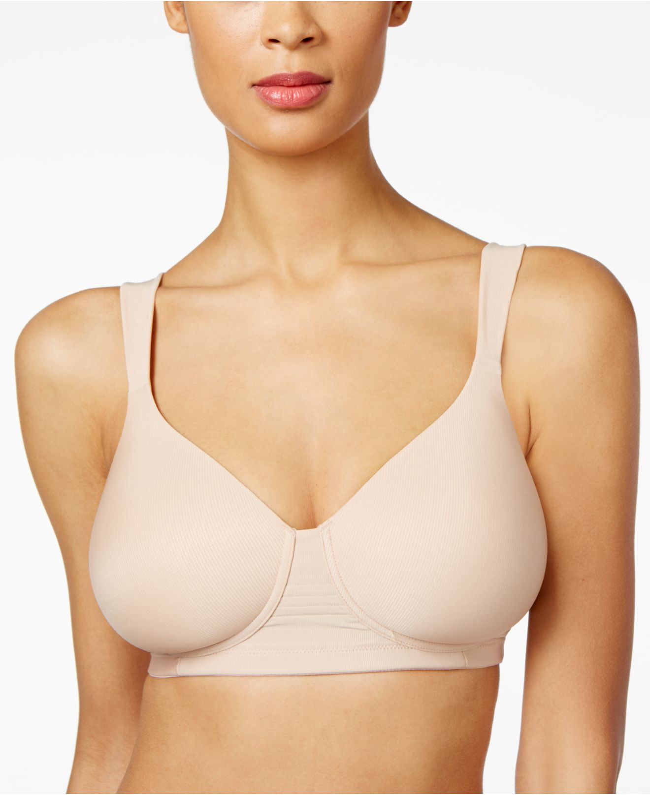 Lyst Vanity Fair Cooling Touch Wireless Bra 71355 In Natural Gallery