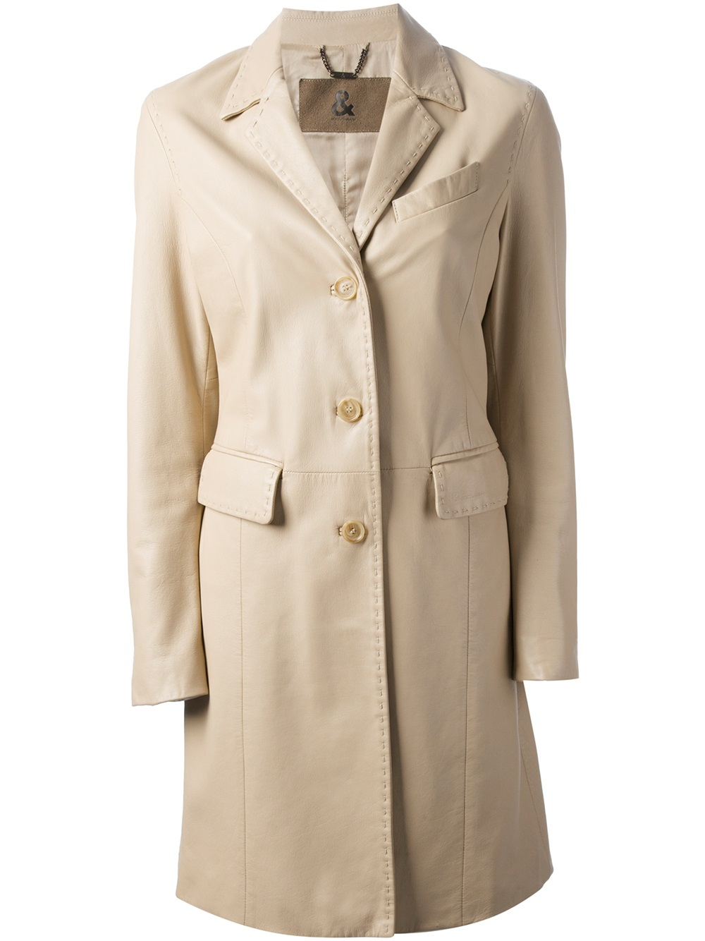 Dolce & gabbana Classic Trench Coat in Natural | Lyst