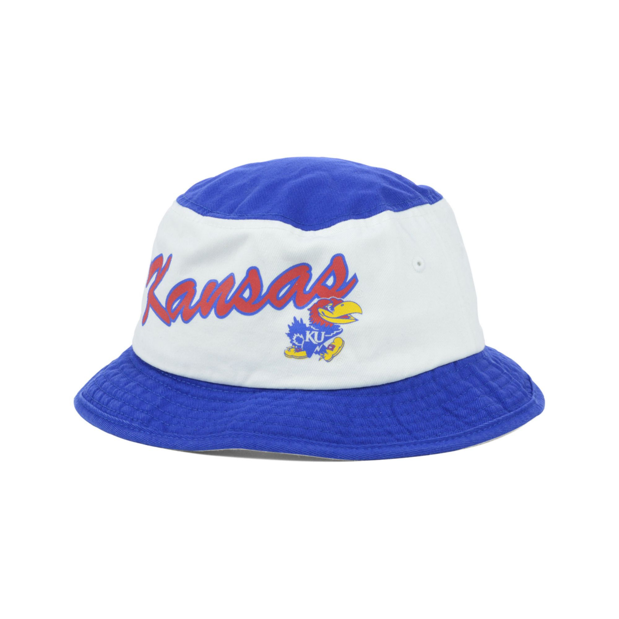 Lyst Adidas Kansas Jayhawks Script Bucket Hat in Blue for Men