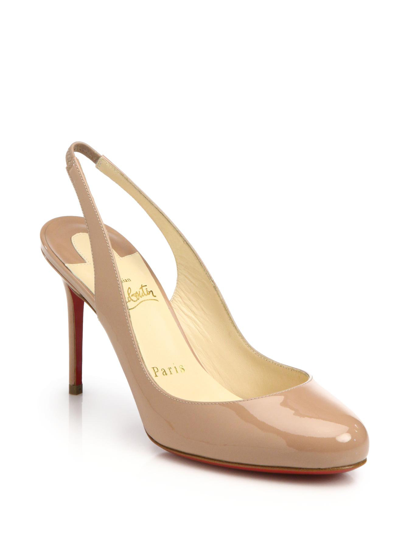 round toe slingback